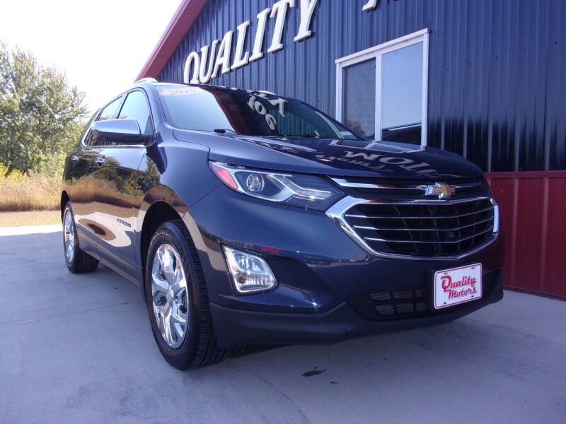 2019 Chevrolet Equinox for sale at Quality Motors Inc in Algona IA
