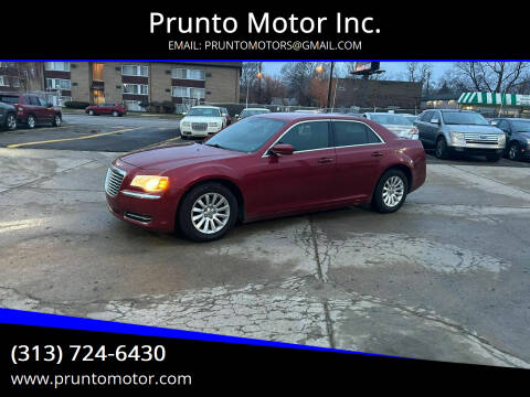 2012 Chrysler 300 for sale at Prunto Motor Inc. in Dearborn MI