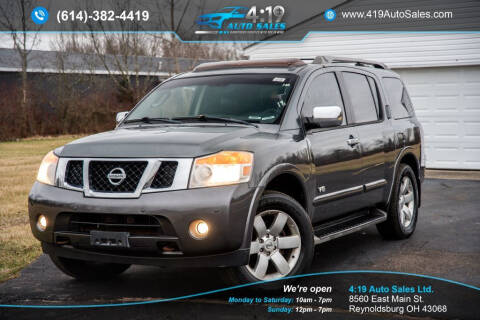2008 Nissan Armada for sale at 4:19 Auto Sales LTD in Reynoldsburg OH