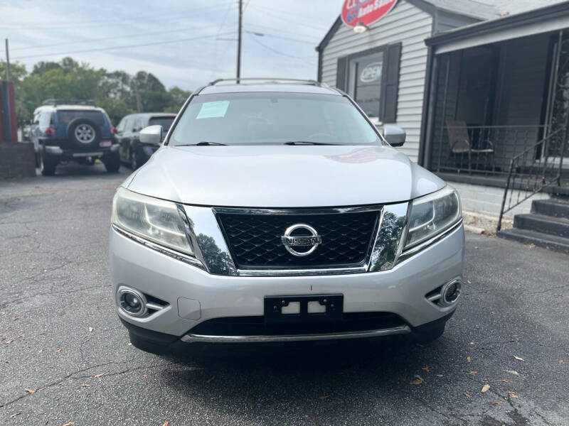 Used 2014 Nissan Pathfinder Platinum with VIN 5N1AR2MM9EC606885 for sale in Roswell, GA