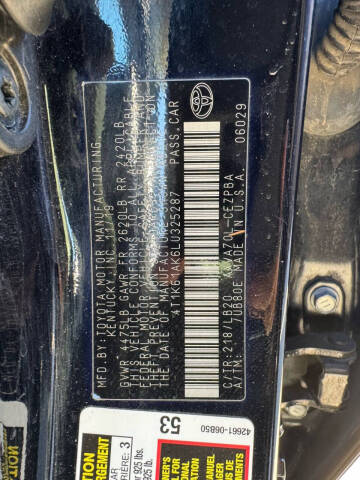 2020 Toyota Camry XSE