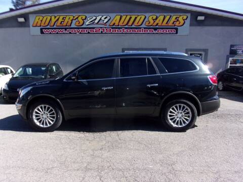 2012 Buick Enclave for sale at ROYERS 219 AUTO SALES in Dubois PA