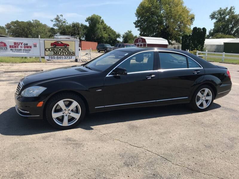 2012 Mercedes-Benz S-Class for sale at Cordova Motors in Lawrence KS