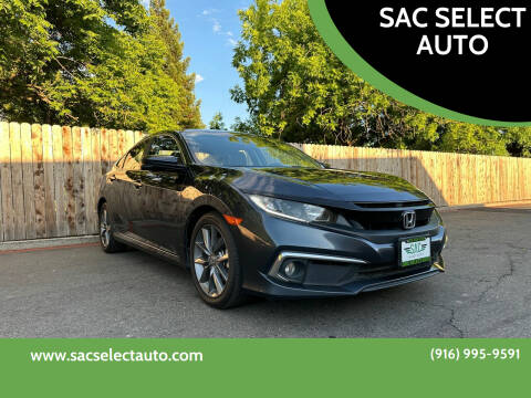 2019 Honda Civic for sale at SAC SELECT AUTO in Sacramento CA