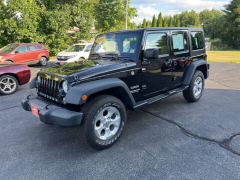 2017 Jeep Wrangler Unlimited for sale at Glen's Auto Sales in Fremont NH