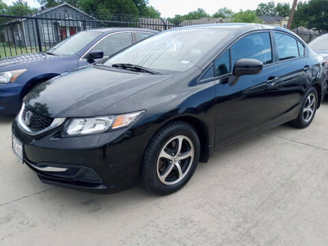 2015 Honda Civic for sale at Auto Haus Imports in Grand Prairie TX
