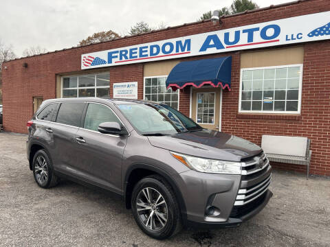 2019 Toyota Highlander for sale at FREEDOM AUTO LLC in Wilkesboro NC