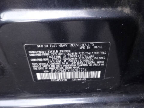 2016 Subaru Crosstrek 2.0i Limited