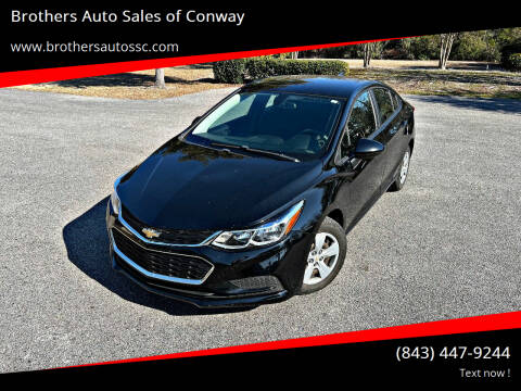 2018 Chevrolet Cruze for sale at Brothers Auto Sales of Conway in Conway SC