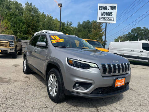 2019 Jeep Cherokee for sale at REVOLUTION MOTORS LLC in Waukegan IL