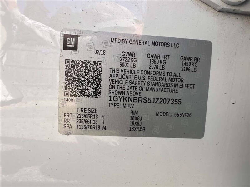 2018 Cadillac XT5