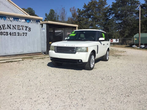 2010 Land Rover Range Rover for sale at Bennett Etc. in Richburg SC