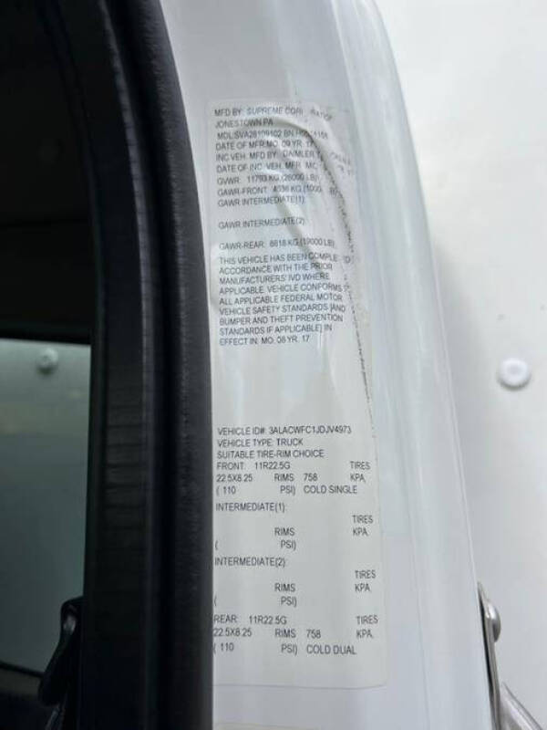 2018 Freightliner M2 106