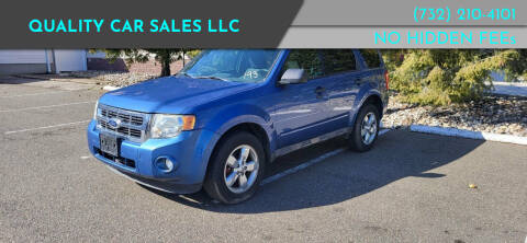 2010 Ford Escape for sale at Quality Car Sales LLC in South River NJ