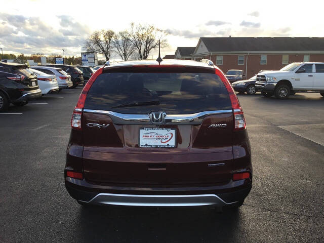 2016 Honda CR-V for sale at Smiley Vehicle Group in Lebanon, OH