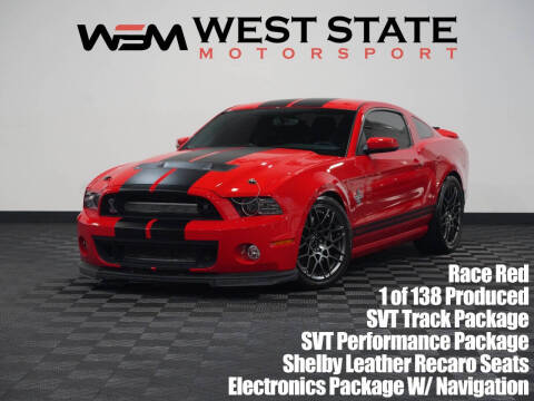 2013 Ford Shelby GT500 for sale at WEST STATE MOTORSPORT in Federal Way WA