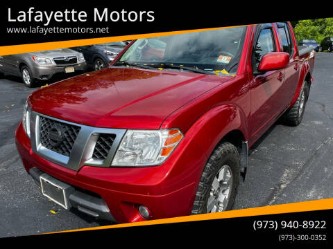 2013 Nissan Frontier for sale at Lafayette Motors in Lafayette NJ