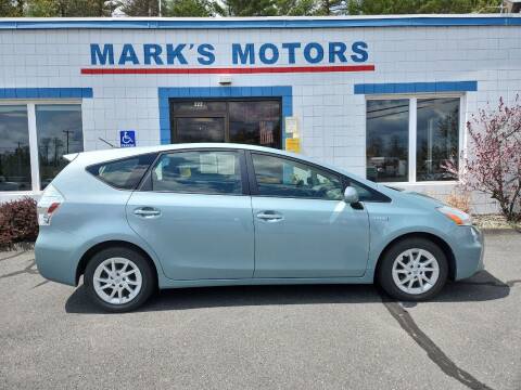 2014 Toyota Prius v for sale at Mark's Motors in Northampton MA