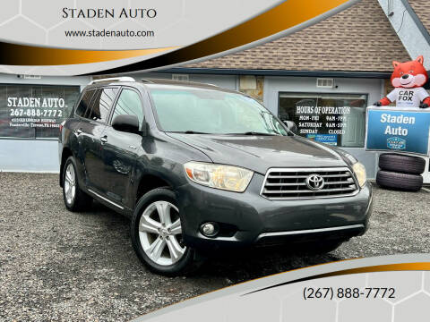 2010 Toyota Highlander for sale at Staden Auto in Feasterville Trevose PA