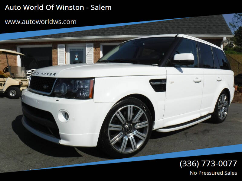 2013 Land Rover Range Rover Sport for sale at Auto World Of Winston - Salem in Winston Salem NC