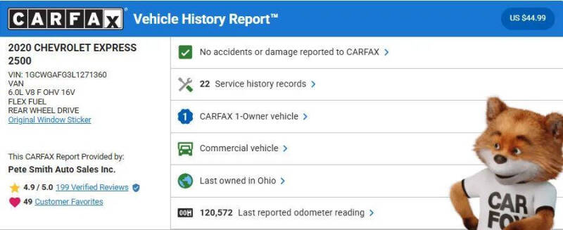 2020 Chevrolet Express 2500