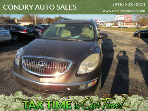 2012 Buick Enclave for sale at CONDRY AUTO SALES in Vinita OK