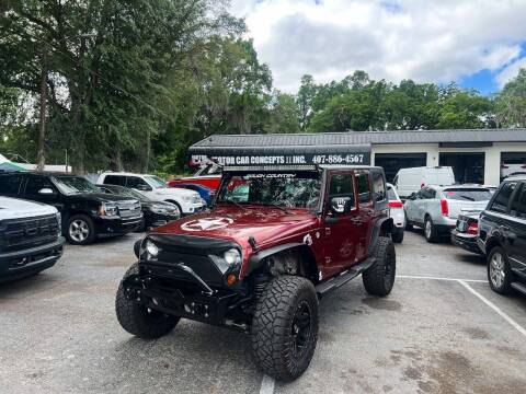 2010 Jeep Wrangler Unlimited for sale at Motor Car Concepts II - Apopka Location in Apopka FL
