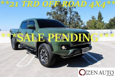 2021 Toyota Tacoma for sale at Zen Auto Sales in Sacramento CA