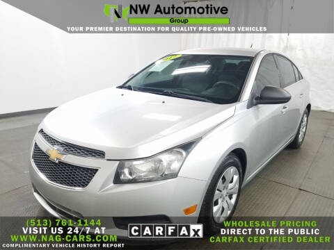 2012 Chevrolet Cruze for sale at NW Automotive Group in Cincinnati OH