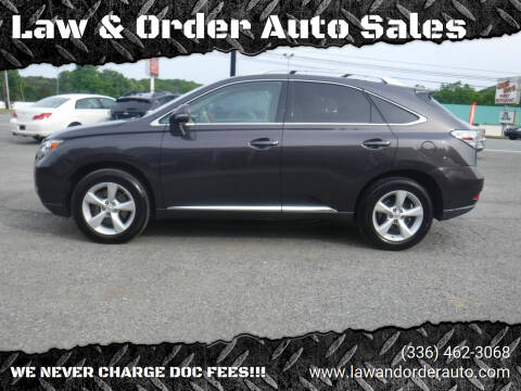 2010 Lexus RX 350 for sale at Law & Order Auto Sales in Pilot Mountain NC