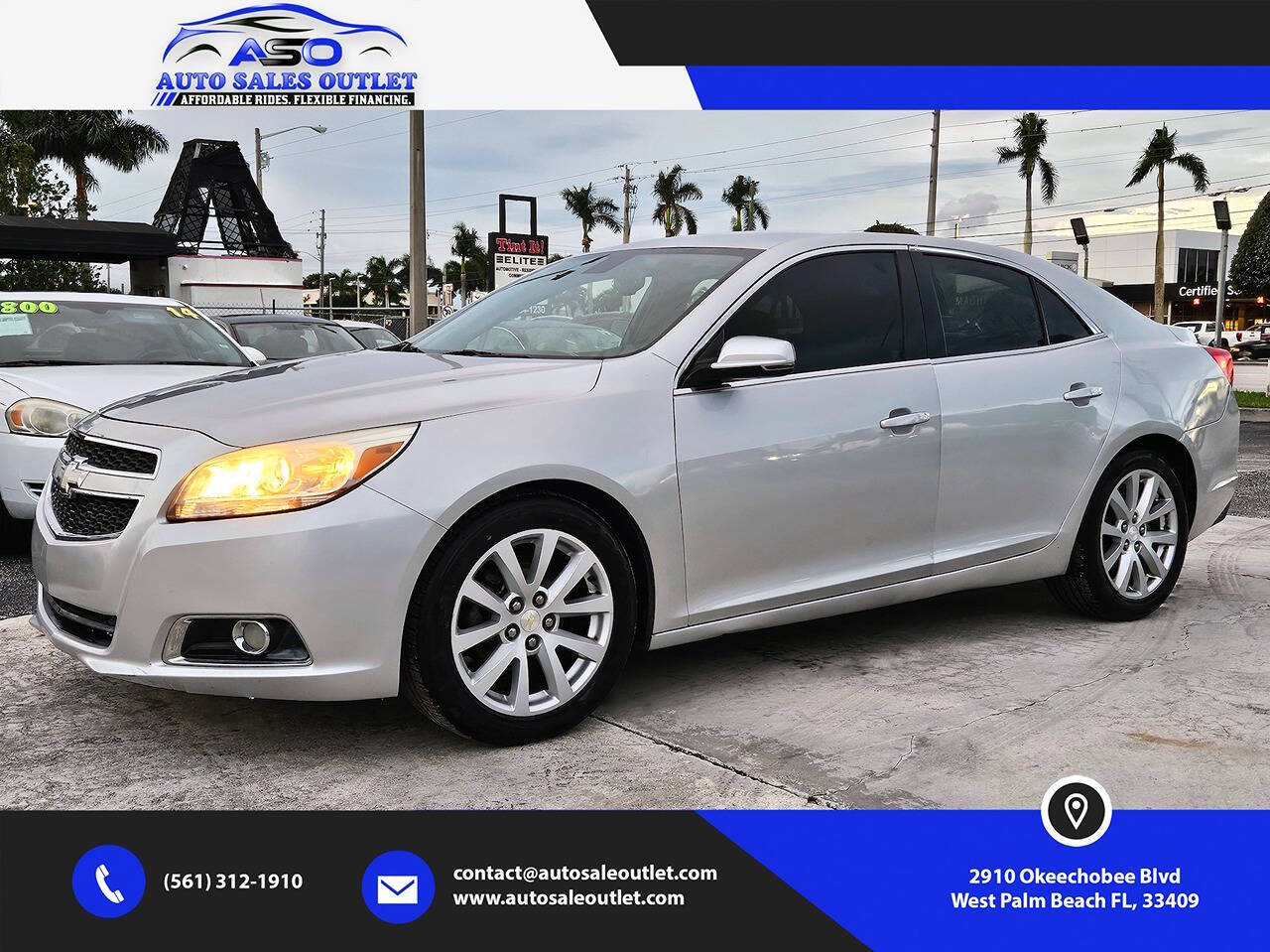 2013 Chevrolet Malibu for sale at Auto Sales Outlet in West Palm Beach, FL