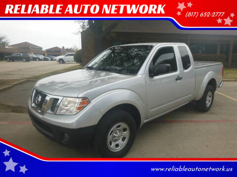 2013 Nissan Frontier for sale at RELIABLE AUTO NETWORK in Arlington TX