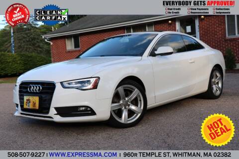 2013 Audi A5 for sale at Auto Sales Express in Whitman MA