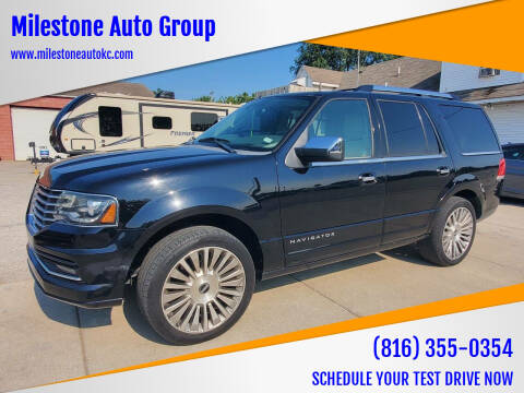 2016 Lincoln Navigator for sale at Milestone Auto Group in Grain Valley MO