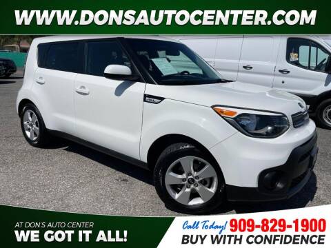 2019 Kia Soul for sale at Dons Auto Center in Fontana CA
