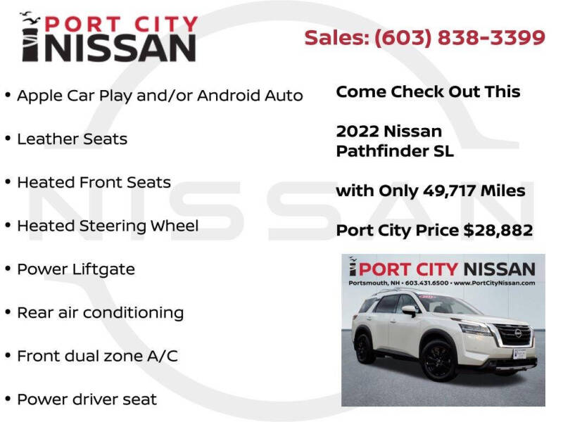 2022 Nissan Pathfinder SL