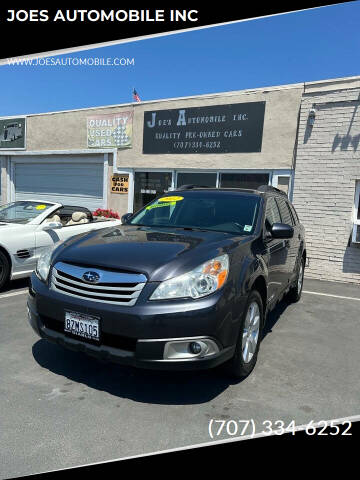 2012 Subaru Outback for sale at JOES AUTOMOBILE INC in Napa CA