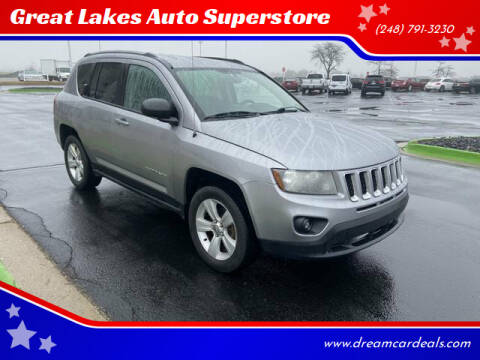 2016 Jeep Compass for sale at Great Lakes Auto Superstore in Waterford Township MI