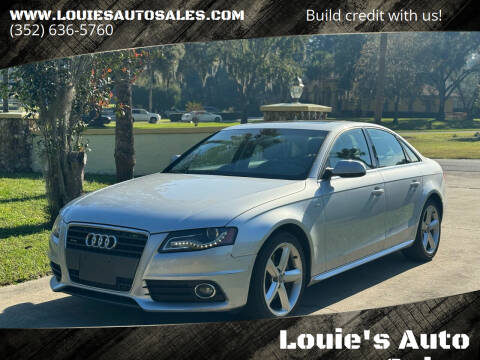 2012 Audi A4 for sale at Louie's Auto Sales in Leesburg FL