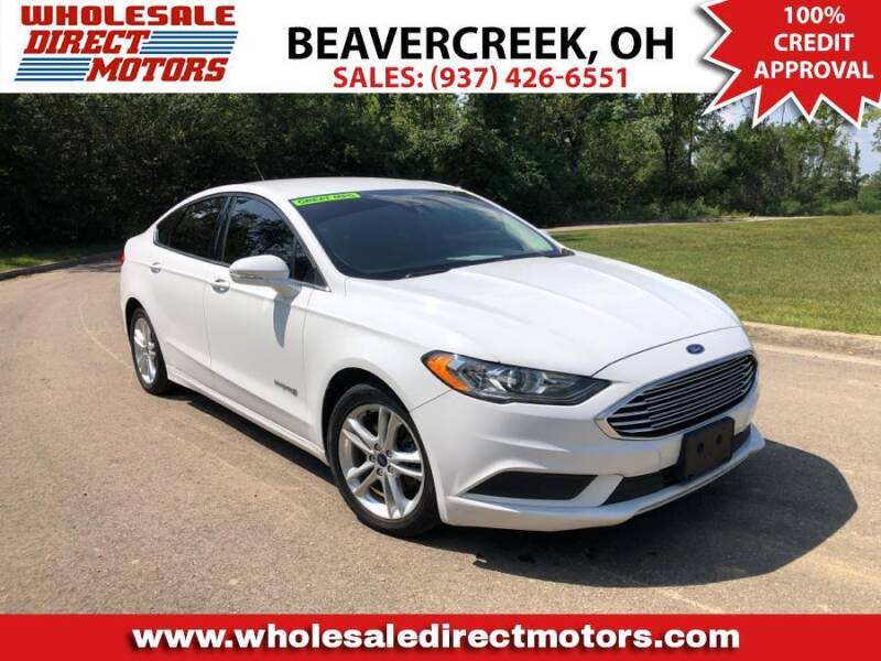 2018 Ford Fusion Hybrid for sale at WHOLESALE DIRECT MOTORS in Beavercreek OH