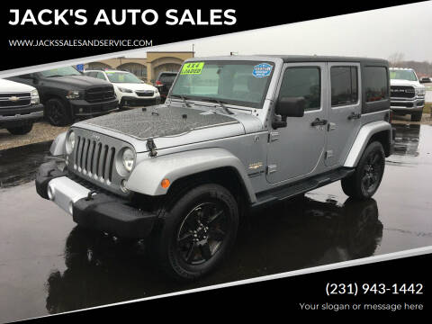 2015 Jeep Wrangler Unlimited for sale at JACK'S AUTO SALES in Traverse City MI