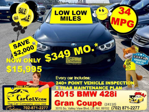 2015 BMW 4 Series for sale at The Car Company - 349 monthly payments in Las Vegas NV