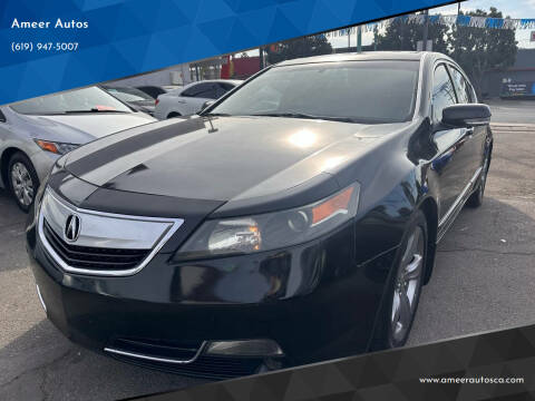 2012 Acura TL for sale at Ameer Autos in San Diego CA