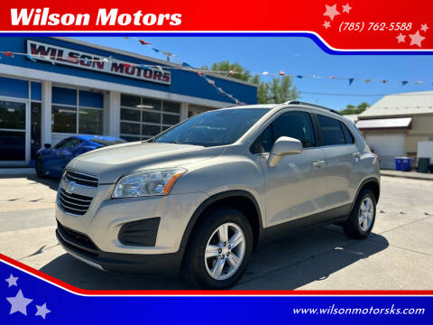 2016 Chevrolet Trax for sale at Wilson Motors in Junction City KS