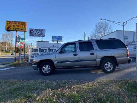 2001 Chevrolet Suburban for sale at Cherokee Auto Sales in Knoxville TN