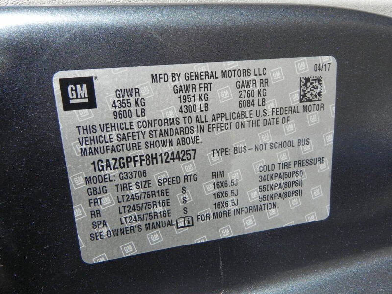 2017 Chevrolet Express LT 3500