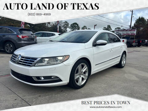 2013 Volkswagen CC for sale at Auto Land Of Texas in Cypress TX