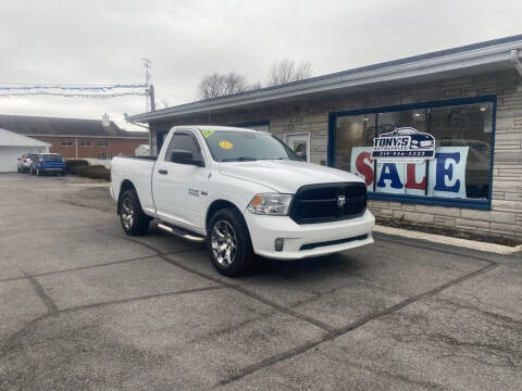 2013 RAM 1500 for sale at Tonys Auto Sales Inc in Wheatfield IN