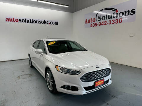 2014 Ford Fusion for sale at Auto Solutions in Warr Acres OK