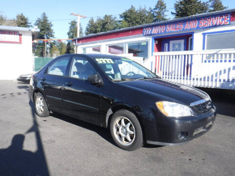 2005 Kia Spectra for sale at 777 Auto Sales and Service in Tacoma WA